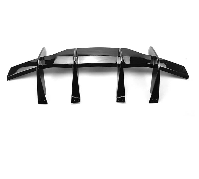 Gloss Black GT Rear Diffuser Extension - 20-26 Corvette C8 Z51