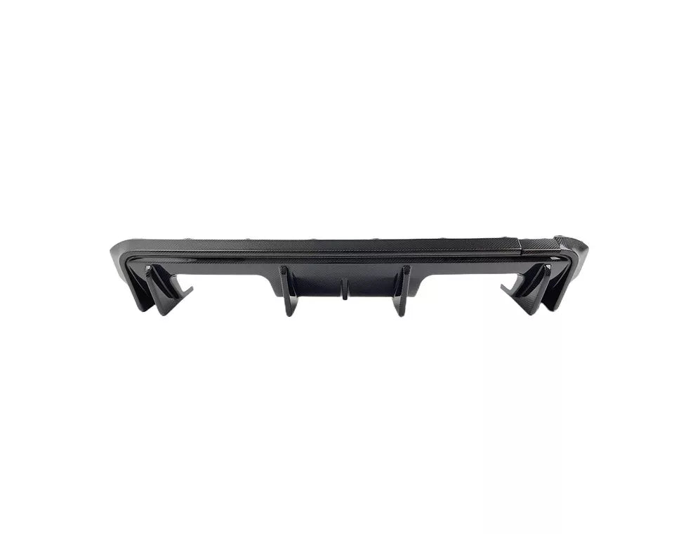 3D Style Carbon Fiber Rear Diffuser + Corner Extension - 2021-2025 BMW G80 M3