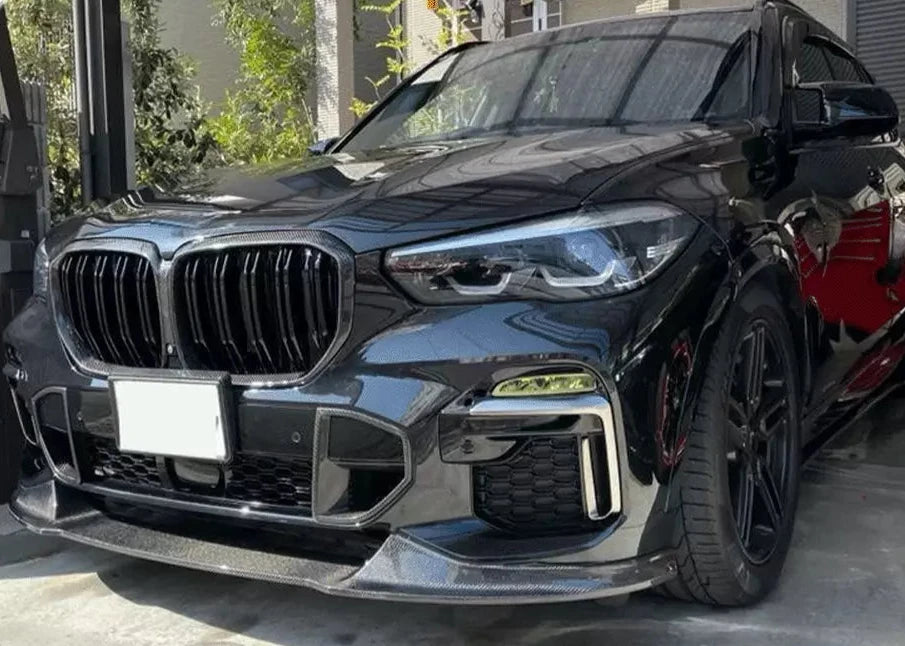 V2 Carbon Fiber Front Lip - BMW X5 G05 M-SPORT 19-22