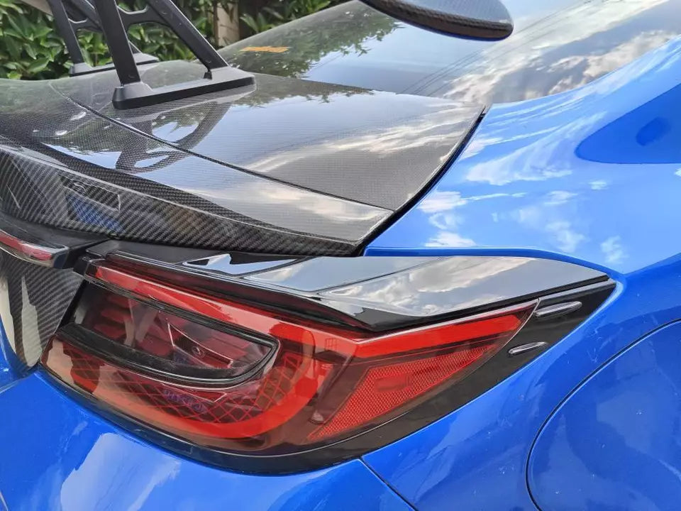 Gloss Black Rear Tail Light Eyebrow Cover Trim - Subaru BRZ Toyota GR86 2022-2023