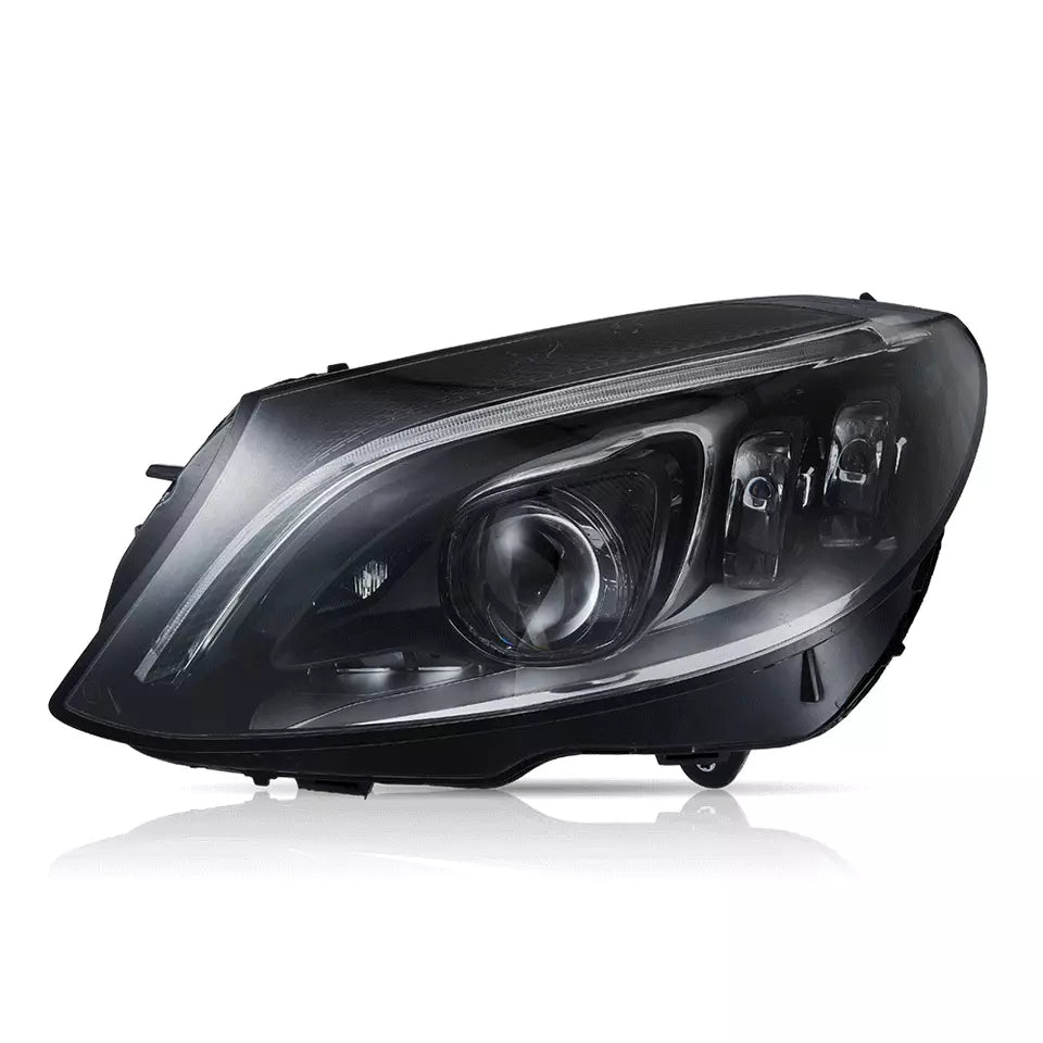 Full LED Headlights Mercedes Benz C Class AMG W205 2015 2021