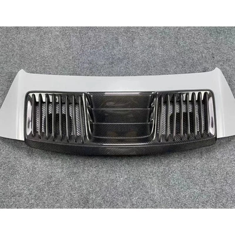 Carbon Fiber T Style Engine Cover Trunk Vent - 2013-2015 Porsche 911 Carrera 991.1