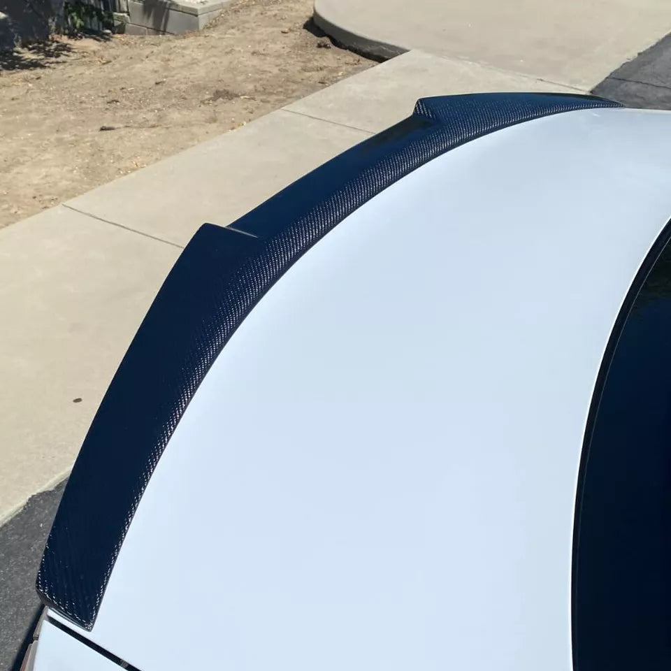 M4 Style Carbon Fiber Trunk Spoiler - Audi RS5 / S5 / A5 B8 &B9