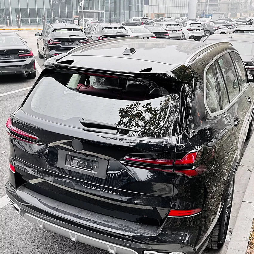 V5 Gloss Black Rear Roof Spoiler Wing - 2019-2024 2021 BMW G05 LCI X5