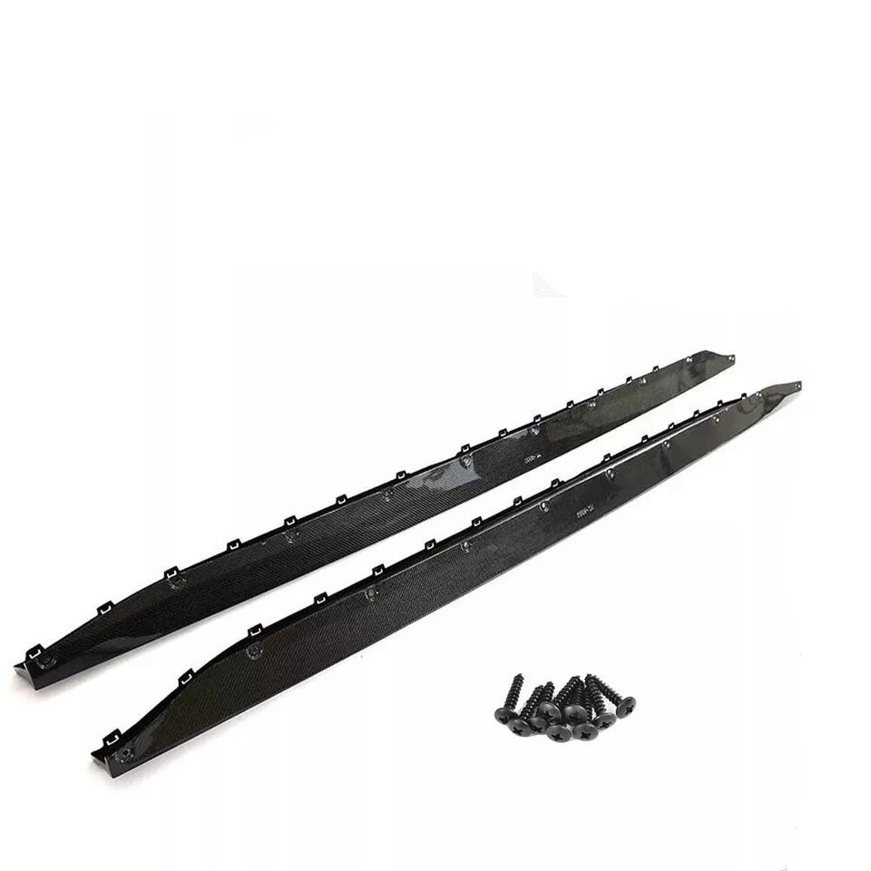 Carbon Fiber Side Skirt Replacement - 2021-25 BMW G80 M3