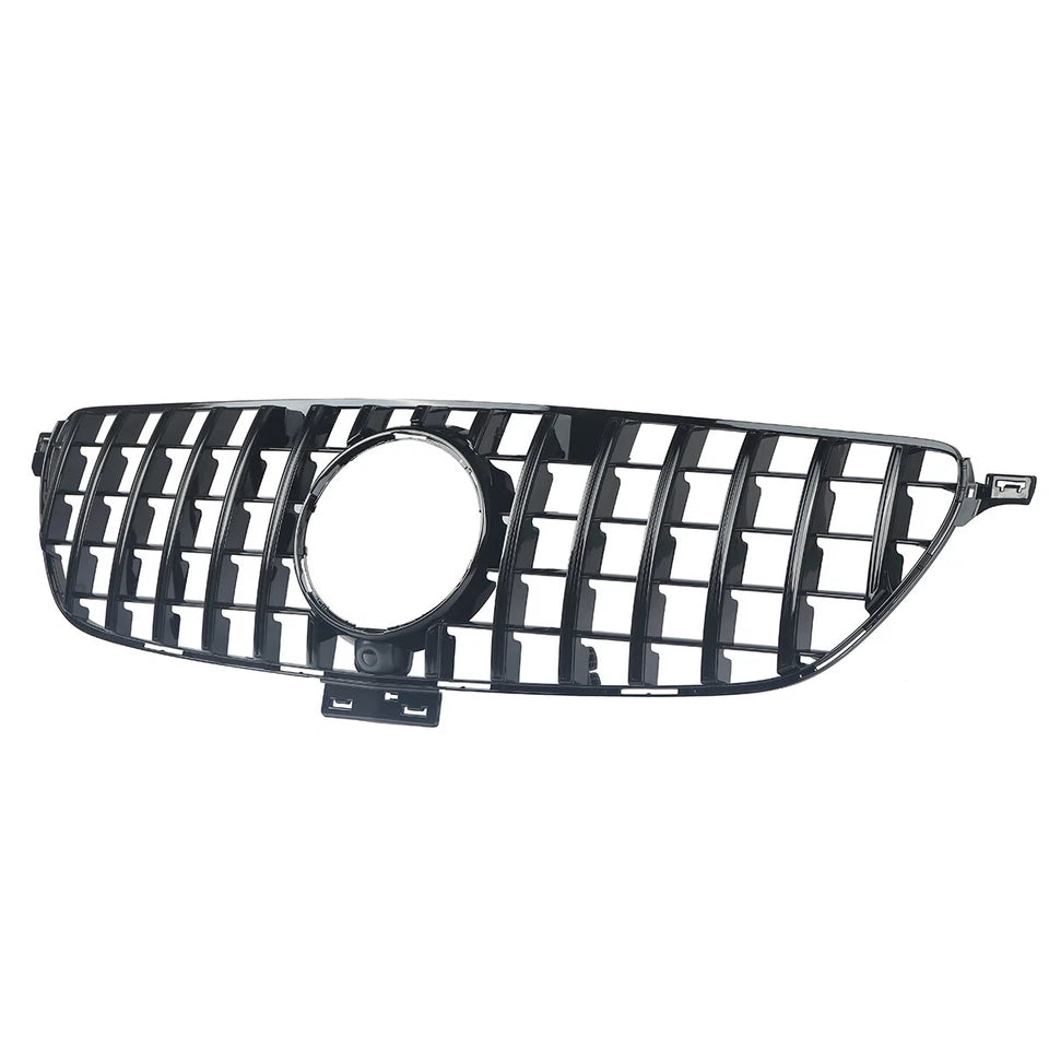 Gloss Black AMG STYLE Front Grill Repalement - 2016-2019 Mercedes-Benz GLE 63 S