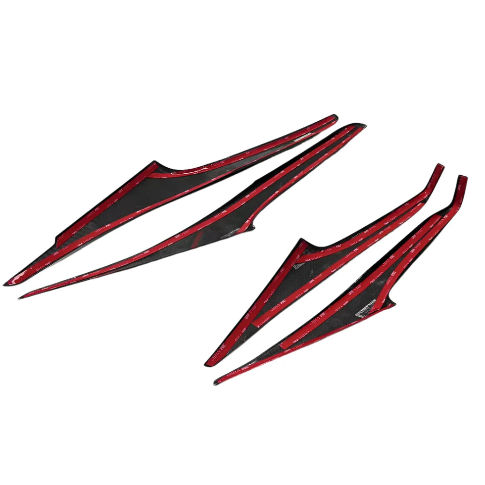 Carbon Fiber Door Panel Interior Cover Trim -  Lexus IS300 350 500 F Sport 2021-2024