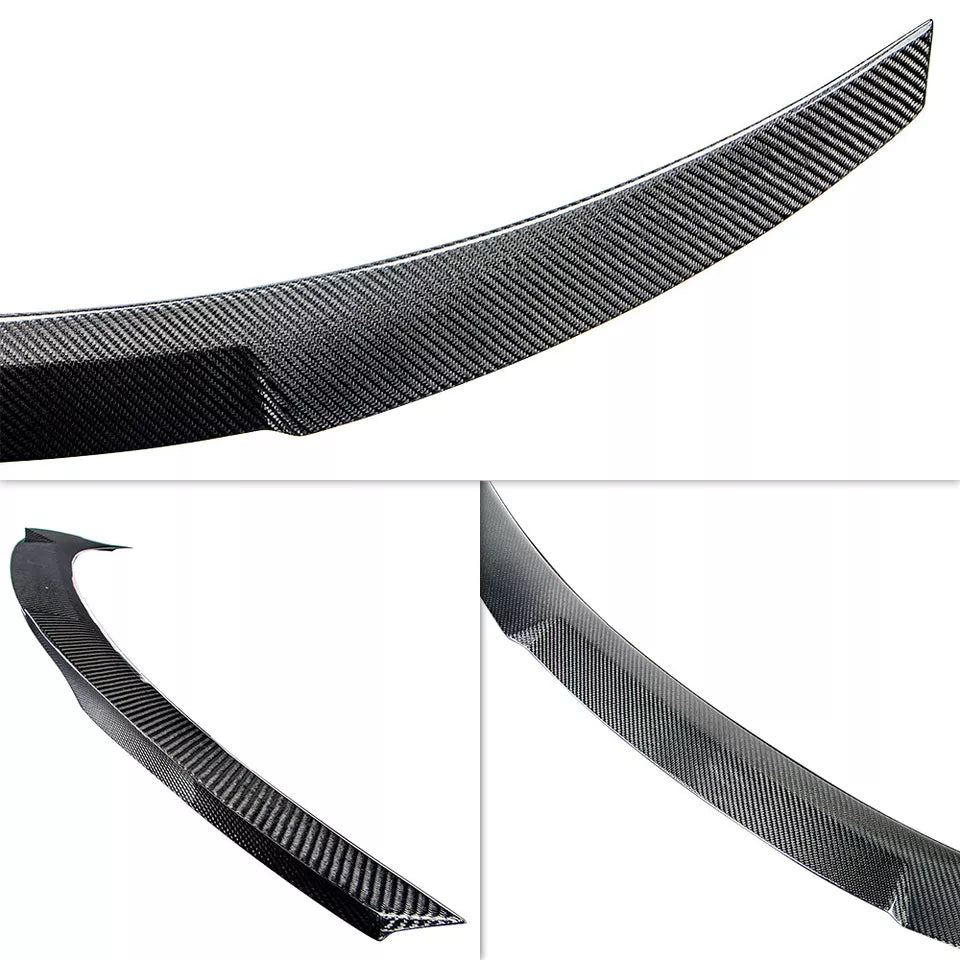 V Style Carbon Fiber Spoiler Rear Trunk Spoiler - BMW E82 1-Series
