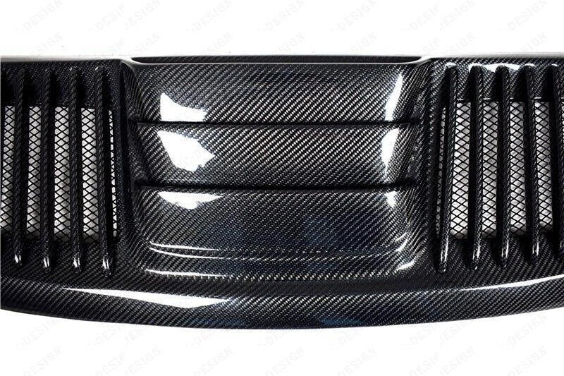 Carbon Fiber T Style Engine Cover Trunk Vent - 2013-2015 Porsche 911 Carrera 991.1