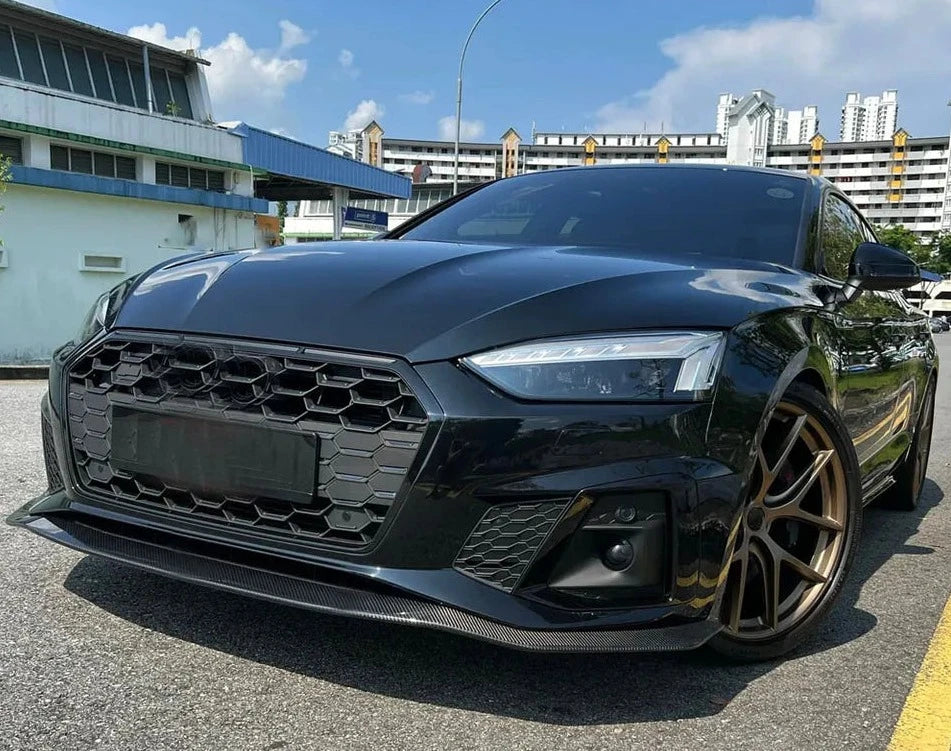 Carbon Fiber Front Lip Splitter - Audi S5/A5 S-Line B9