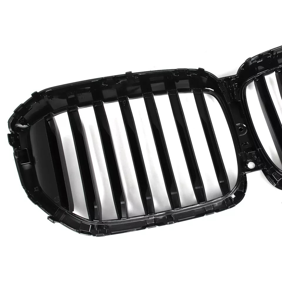 Gloss Black Single Line Front  Kidney Grille - BMW X5 G05 2024 LCI