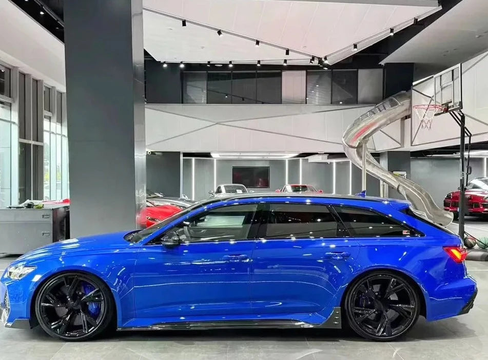 Carbon Fiber Side Skirts - Audi RS6 / RS7 C8