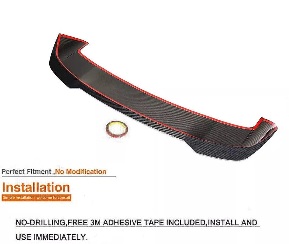 Carbon Fiber Rear Roof Window Spoiler Top Wing -  BMW X3 G01