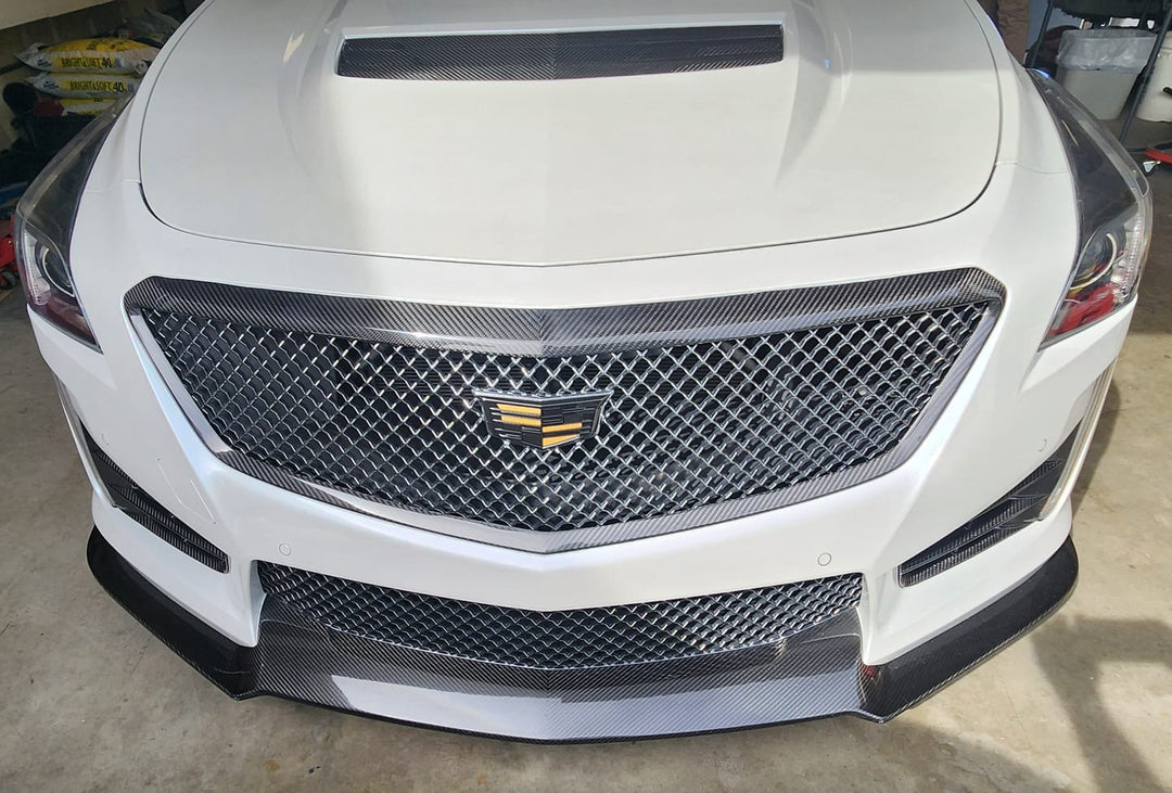 Carbon Fiber Front Grille Insert - 2016-19 Cadillac CTS-V