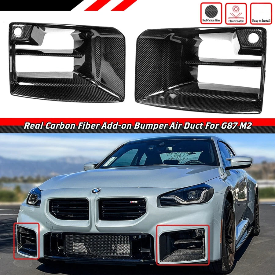 Carbon Fiber OEM Style Front Bumper AIr ducts inlet - BMW G87 M2