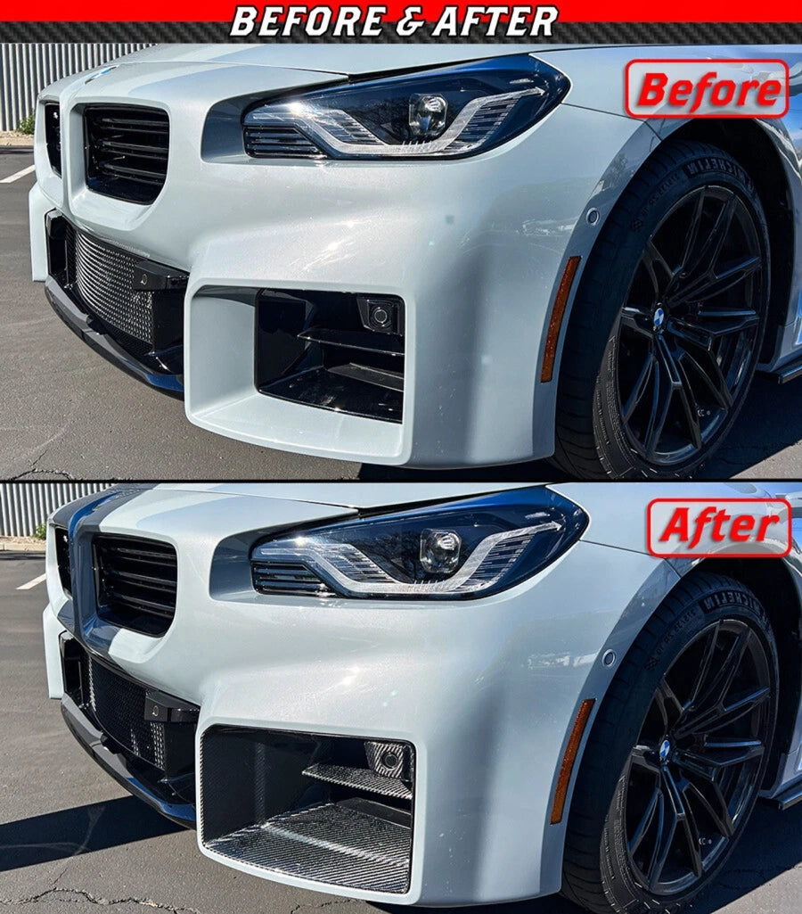 Carbon Fiber OEM Style Front Bumper AIr ducts inlet - BMW G87 M2