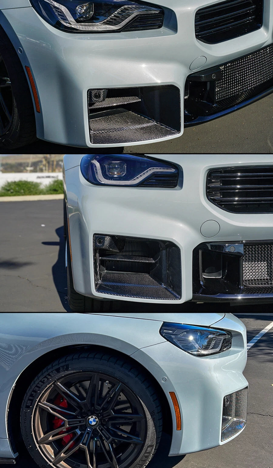 Carbon Fiber OEM Style Front Bumper AIr ducts inlet - BMW G87 M2