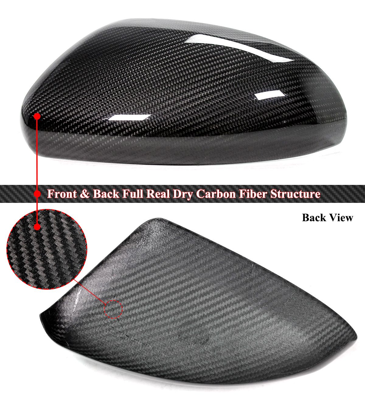 Carbon Fiber Mirror Cap Cover - Toyota GR86 & Subaru BRZ